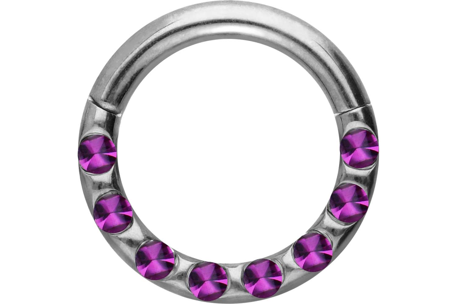 Chirurgenstahl Segmentring Clicker Piercing KRISTALLE + EPOXY ++SALE++